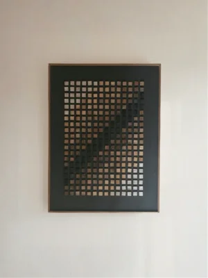 quadro degradÊ madeira