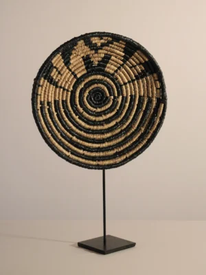 prato decorativo em fibra natural