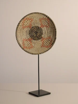 prato decorativo em fibra natural